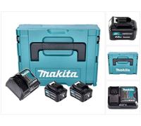 Makita Power Source Kit ( 197641-2 ) 2x BL 1041 B batterie 12 V max. 4,0 Ah CXT + DC 10 SB chargeur + Makpac