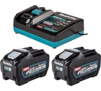 Makita Power Source Kit 2x BL 4050 F batterie 40 V max. 5,0 Ah + chargeur DC 40 RA ( 1911V6-0 )