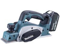 Makita Rabot sans fil Largeur rabot: 82 mm 18 V 5 Ah Épaisseur de feuillure (max.): 9 mm