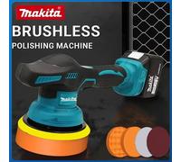 Makita sans fil réparation polissage sans fil voiture polisseuse Machine 8 vitesses électrique cire polisseuse 18 V-20 V NoBattery