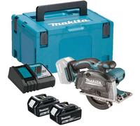MAKITA Scie à métaux sans fil Li-ion LXT 18V/5.0Ah, Makpac DCS552RTJ