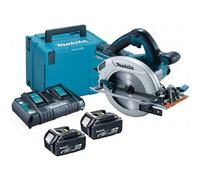 Makita - Scie circulaire sans fil 18 V 190 mm, 2 batteries 5,0 Ah LXT, chargeur DHS710PT2J