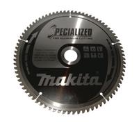 Lame de scie circulaire Makita, SPECIALIZED 260 x 30 mm - 80 dents - Aluminium