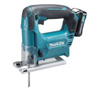 Makita - Scie sabre sans fil 12V, 2 batteries Li-ion CXT 2,0 Ah, chargeur JV101DSAE