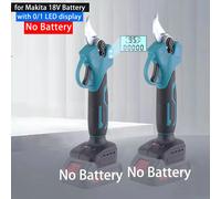 Makita - sécateur électrique sans balais, outil de jardin, avec affichage LED 0/1, ciseaux électriques sans fil, 18V, sans batterie 3.0mm LED Yellow