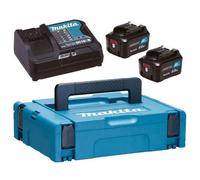 Pack 2 Batteries BL1041B + DC10SA + Makpac MAKITA - 197641-2