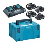 Makita - Set chargeur 9A et 2 batteries 18 V LXT 5,0 Ah 197626-8