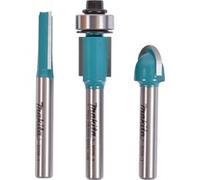 Lot de 3 fraises MAKITA D-30209 queue de 6 mm
