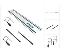 Makita Set de Rails de guidage pour scies 1000mm + 2x Jonctions pour rail de guidage + 2x Serre-joints