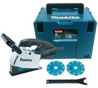 Makita SG1251J Rainureuse a double disque (125mm/1400W) Makpac