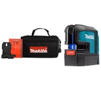 Makita SK105DZ Laser À Lignes Croisées Avec Batterie Li-Ion 10,8 V Dans Un Sac - À Nivellement Automatique - Rouge - 25 M