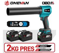 Makita - souffleurs Turbo électriques sans balais, 4000W, 300000 tr/min, ventilateur à Jet, souffleur de feuilles portatif, outil de soufflage de poussière pour broches de batterie 18V 1 Battery EU Pl