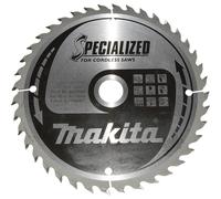 Makita SPECIALIZED B-32954 Lame de scie circulaire au carbure 165 x 20 x 1 mm Nombre de dents: 40 1 pc(s)