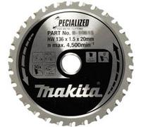 Makita SPECIALIZED B-33526 Lame de scie circulaire au carbure 136 x 20 x 1.2 mm Nombre de dents: 30 G
