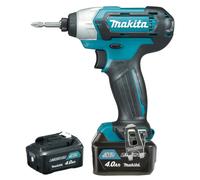 Makita TD110DSMJ hocs - sans fil - douille 1/4" - 110 N-m - 2 Batteries