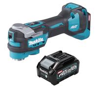 Makita TM 001 GM1 Outil multifonctions sans fil 40 V max Starlock Max Brushless + 1x batterie 4,0 Ah - sans chargeur