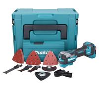 Makita TM 001 GZ03 Outil multifonctions sans fil 40 V max Starlock Max Brushless + 37 pces accessoires + Makpac - sans batterie, sans chargeur