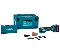 Makita TM 001 GZ03 Outil multifonctions sans fil 40 V max Starlock Max Brushless + 37 pces accessoires + Makpac - sans batterie, sans chargeur