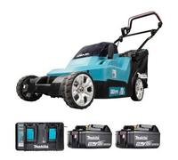 Makita Tondeuse à gazon sans fil LTX 36V DLM382PM2 38 cm 40 L 2x4,0 Ah Chargeur double rapide