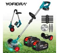 Makita - tondeuse à gazon électrique sans fil 1500W, 7 pouces de longueur, réglable, Portable, Rechargeable, outils de taille de jardin, broche de batterie 18V 0 Battery-No Wheel