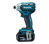 Makita DTS 141 RTJ Visseuse à impulsions sans fil 18 V 40 Nm 1/4" Brushless + 2x batterie 5,0 Ah + chargeur + Makpac