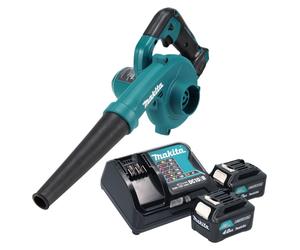 Makita UB 100 DSM Batterie Geblse 12 V maxi + 2x batterie 4,0 Ah + chargeur