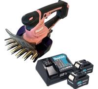 Makita UM 600 DSM2P batterie cisaille à gazon 12 V max 160 mm rose + 2x batterie 4,0 Ah + chargeur