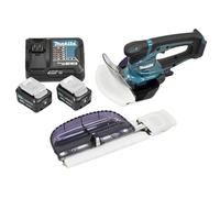 Cisaille à gazon sans fil UM600DSMEX, 10,8Volt (bleu/noir, 2x batterie Li-Ion 4,0Ah)