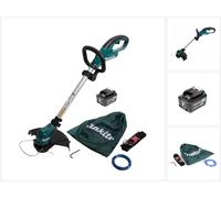 Makita UR 100 DM1 Coupe-bordures à batterie 10,8V + 1x batterie 4,0Ah + 1x tête à fil et accessoires - sans chargeur