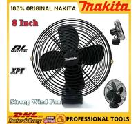 Makita ventilateur de Camping 8 pouces sans fil pêche en plein air bureau Portable ventilateur en métal ventilateur à vent fort adapté Makita 18V 20V batterie Sans batterie