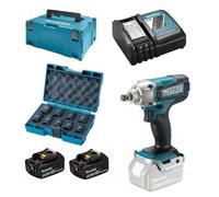 Makita Visseuse à percussion sans fil 1/2" Li-ion LXT 18V/3.0Ah DTW190JX3