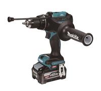 Makita - Perceuse-visseuse à percussion sans fil 40 V, 2 batteries Li-ion 4,0 Ah, chargeur HP003GU201