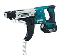 Makita - Visseuse à plaques de plâtre sans fil 18 V avec chargeur, 2 batteries 3,0 Ah, chargeur DFR550RFE