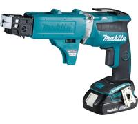 MAKITA Visseuse rapide sans fil 18V / 2,0 Ah, 1 batterie + chargeur en MAKPAC avec 199146-8 vis à chargeur - DFS452AJX2
