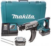 Makita Visseuse sans fil avec chargeur 25-55 mm, Li-ion LXT 18V/3.0Ah DFR550RFE