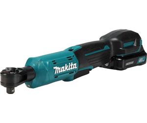 MAKITA WR100DWA Llave de carraca angular 12V CXT 47.5Nm 2Ah 1 bat. 1/4" / 3/8"