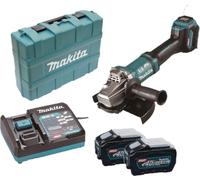 Makita XGT GA038GT201 - Meuleuse d'angle - sans fil - 230 mm - 2 batteries, chargeur inclus - 40 V