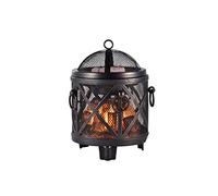 Makmioo Brûleur de Cire électrique, Parfum d'intérieur, brûleur à Huile, Chauffe-Cire, Lampe à Huile de veilleuse pour la décoration de la Maison (Cheminée Noir)