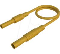 MAL SGG-B 50 GE - Cordon de test, 2,5 mm², 0,50 m, jaune, sécurisé