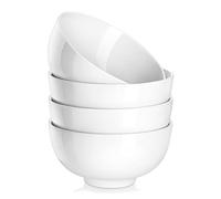 MALACASA 4 Bol Petit Dejeuner en Porcelaine Grand, 780ml Bols à Soupe