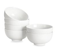 MALACASA 6 Bol Petit Dejeuner en Porcelaine Grand, 780ml Bols à Soupe