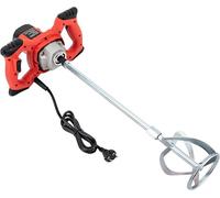 Malaxeur électrique pour béton de 1500W, malaxeur portable pour mortier, 6 vitesses réglables, mélangeur de ciment pour mélanger du béton, du mortier, de la peinture, des aliments pour animaux