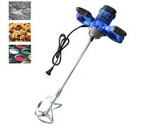 Malaxeur Mortier Colle, 2600W Mélangeur Électrique Professionnel à 6 Vitesses, M14 Barre Spirale Chromée, Agitateur Malaxeur pour la Peinture, Mortier, Platre, Mastic