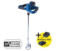 Scheppach BC-PMX100-X - Malaxeur mortier sans fil 20V iXES - 4 Ah - 100 mm
