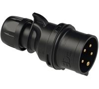 Mâle CEE 32 A 5 pôles PCE venttechnik 025-6ttx 400 V noir 1 pc(s)