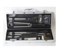 Malette de 8 accessoires inox pour barbecue et plancha