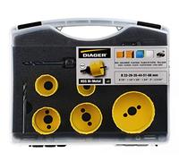 Coffret de 5 scies trépans HSS DIAGER