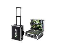 Malette trolley d'outillage - RIBIMEX - 356 pièces - Aluminium - Multi-compartiments - Noir
