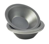 Mali’S 43027, Moules à Pasteis De Nata, Lot de 6 moules individuels, Ø haut extérieur 6 cm x hauteur 1,5 cm, Aluminium revêtu