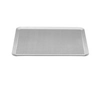 Mali’s 43032 - Plaque à Pâtisserie Perforée Aluminium avec Rebords Grise 40x30cm, épaisseur 1.5mm